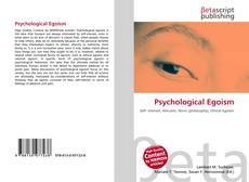 Portada del libro de Psychological Egoism