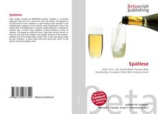 Capa do livro de Spätlese 