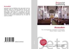Buchcover von Accoudoir