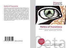 Buchcover von Politics of Transnistria