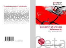 Capa do livro de Occupancy-abundance Relationship 