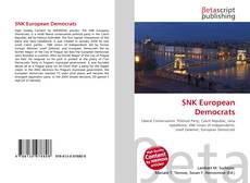 Bookcover of SNK European Democrats