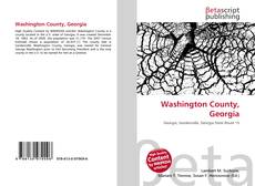Bookcover of Washington County, Georgia
