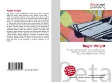 Portada del libro de Roger Wright