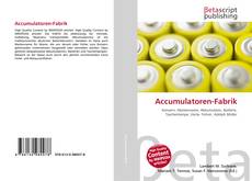 Capa do livro de Accumulatoren-Fabrik 