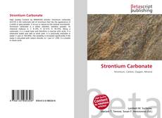 Strontium Carbonate kitap kapağı