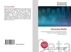 Accuracy Ratio kitap kapağı