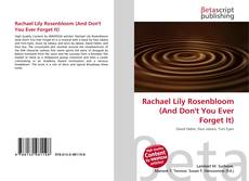 Обложка Rachael Lily Rosenbloom (And Don't You Ever Forget It)