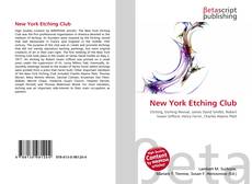 Обложка New York Etching Club