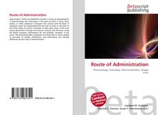 Обложка Route of Administration