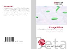 Portada del libro de Storage Effect