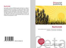 Portada del libro de Rachcinek