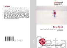 Portada del libro de Paul Rand