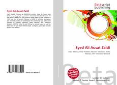 Portada del libro de Syed Ali Ausat Zaidi