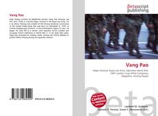 Portada del libro de Vang Pao