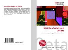 Society of American Artists kitap kapağı