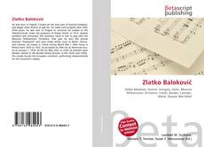 Zlatko Baloković kitap kapağı