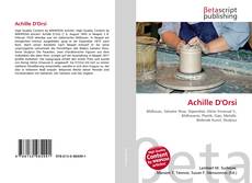 Achille D'Orsi kitap kapağı