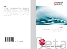 Capa do livro de Snö 
