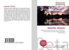 Capa do livro de Oakville, Ontario 
