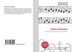Piano Acoustics的封面