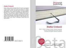 Zlatko Crnković kitap kapağı