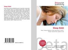 Portada del libro de Sleep Debt