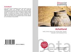 Capa do livro de Acholiland 