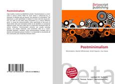 Postminimalism kitap kapağı