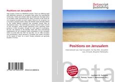 Positions on Jerusalem的封面