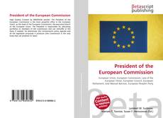 President of the European Commission kitap kapağı