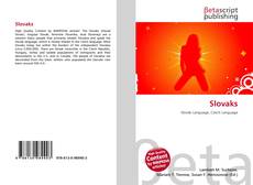 Portada del libro de Slovaks