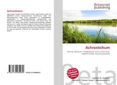 Copertina di Achrostichum