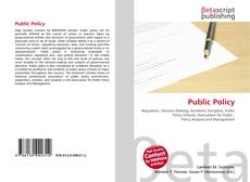 Copertina di Public Policy