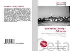 Copertina di San Benito County - California