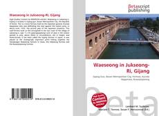 Waeseong in Jukseong-Ri, Gijang kitap kapağı