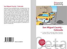 Capa do livro de San Miguel County - Colorado 