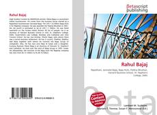 Capa do livro de Rahul Bajaj 