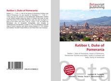 Capa do livro de Ratibor I, Duke of Pomerania 