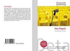 Buchcover von Vox Populi