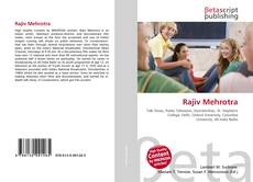 Couverture de Rajiv Mehrotra
