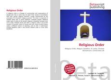 Portada del libro de Religious Order