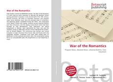 Portada del libro de War of the Romantics