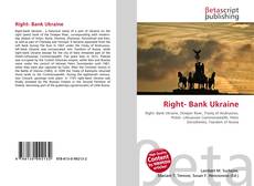 Portada del libro de Right- Bank Ukraine