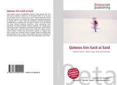 Portada del libro de Qaboos bin Said al Said