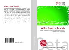 Couverture de Wilkes County, Georgia