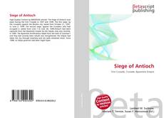 Couverture de Siege of Antioch