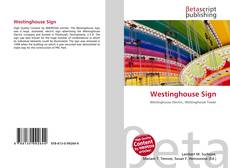 Couverture de Westinghouse Sign
