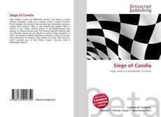 Couverture de Siege of Candia