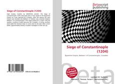 Siege of Constantinople (1204) kitap kapağı